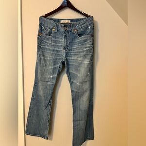 Big Star Classic Blue Jeans with Gold Button